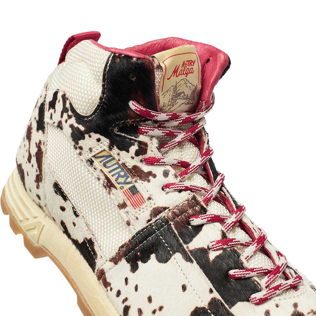 Autry Malga Mid Leather Cow Print — foto 6