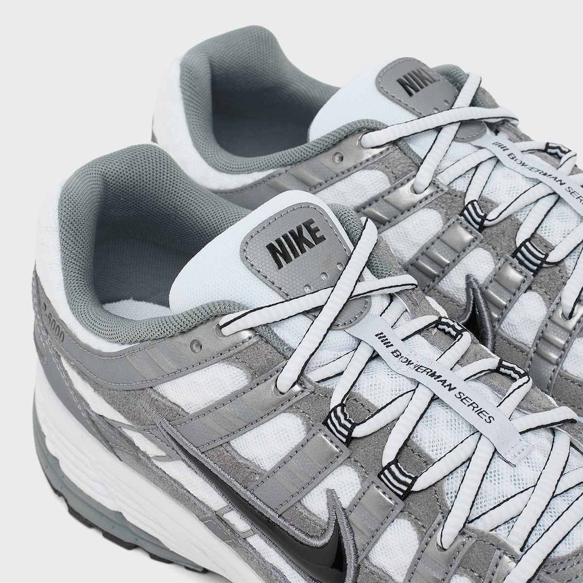 Nike P-6000 White Metallic Cool Grey Black — foto 6