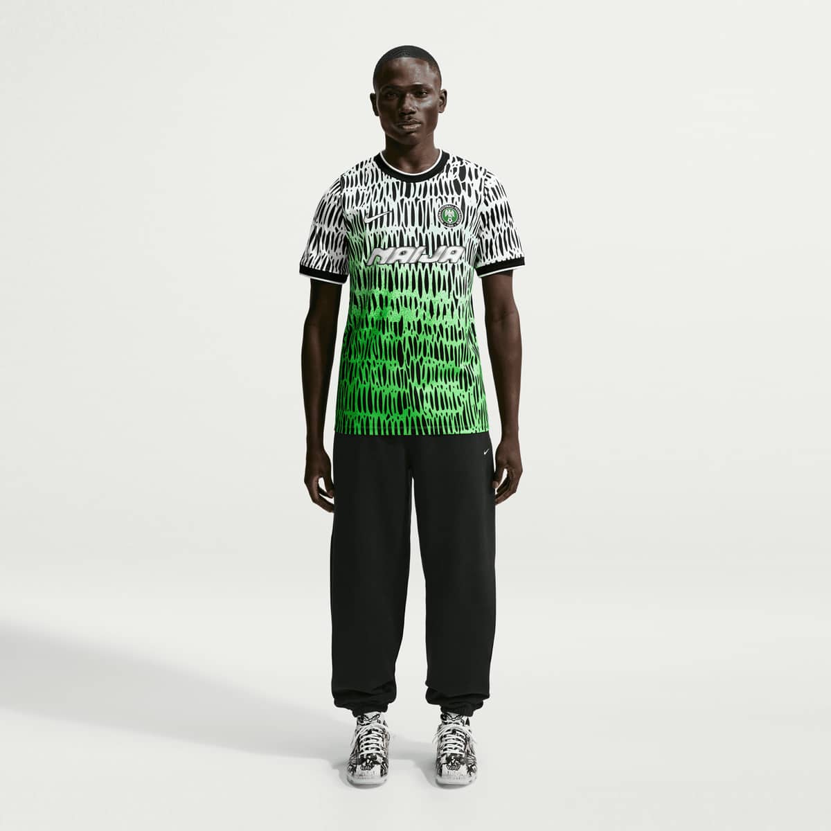 Nike Nigeria x Slawn Dri-Fit Academy Pro Short-Sleeve Top Black — foto 2