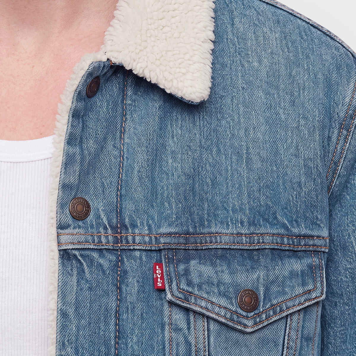 Levi's Red Tab Type 3 Trucker med indigo — foto 3