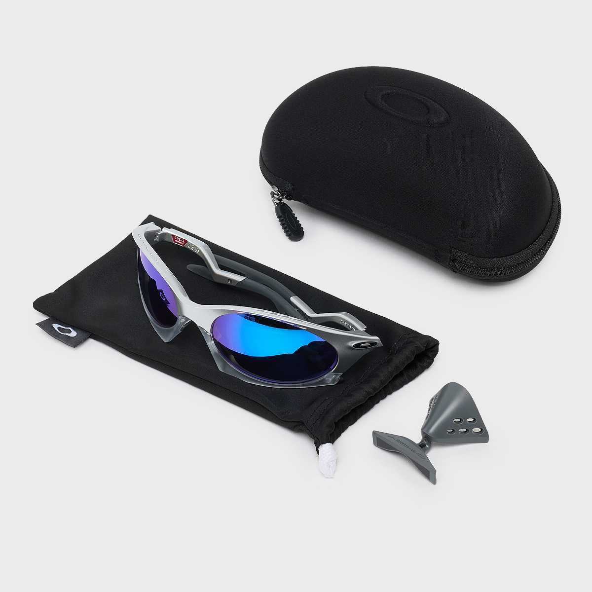 Oakley Plantaris X-Silver w/ Prizm Sapphire — photo 4