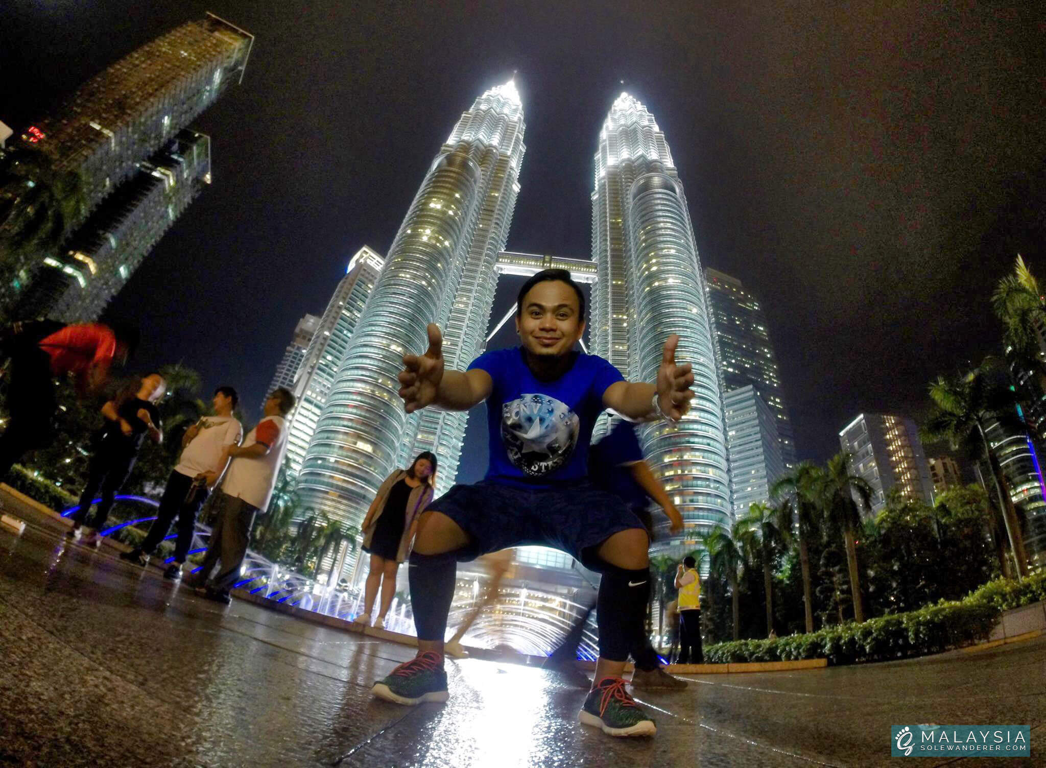 Petronas Twin Towers Malaysia at Night