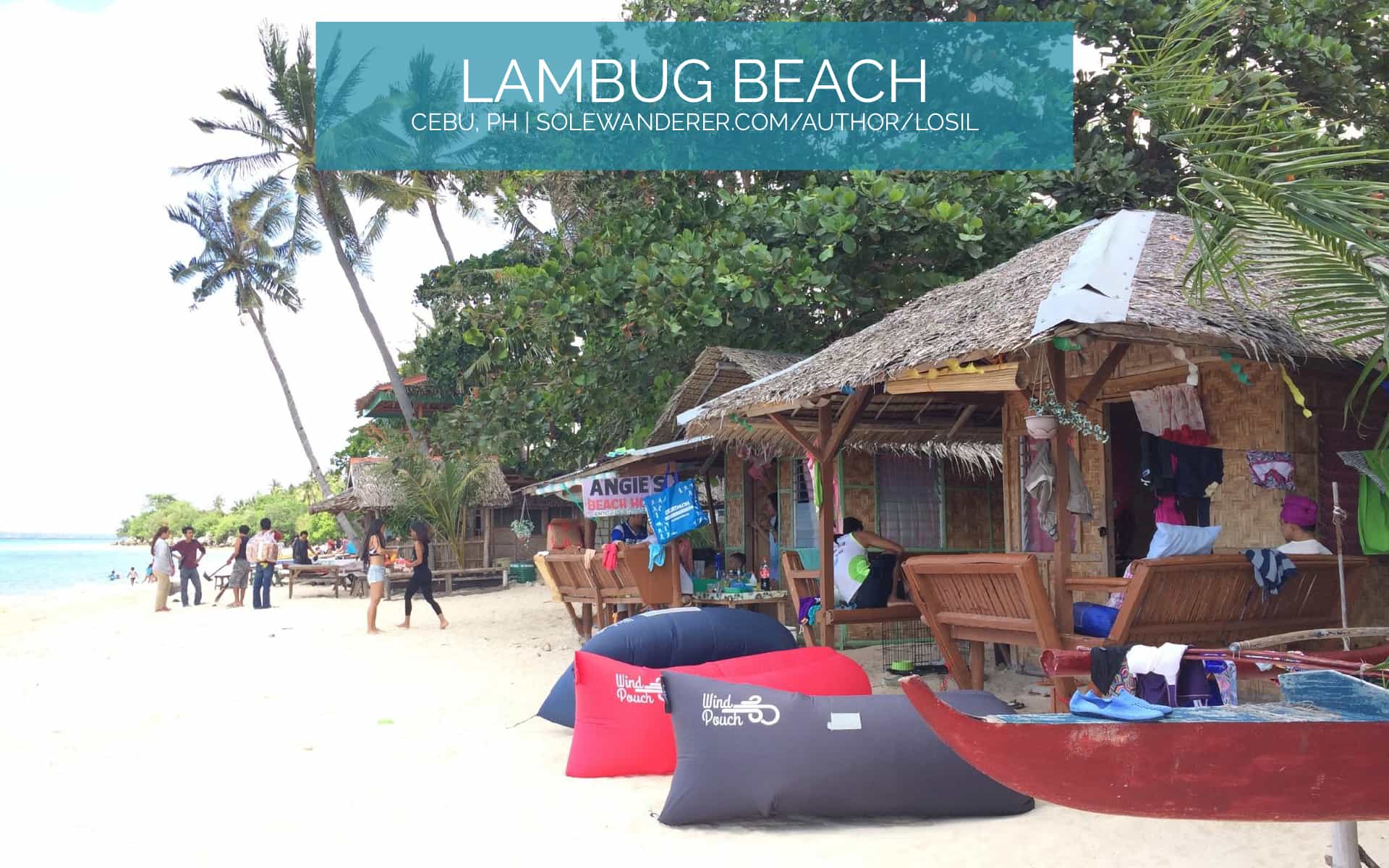 Privately-owned Cottages, Lambug Beach Cebu - Forest Walk Singapore - The Sole Wanderer