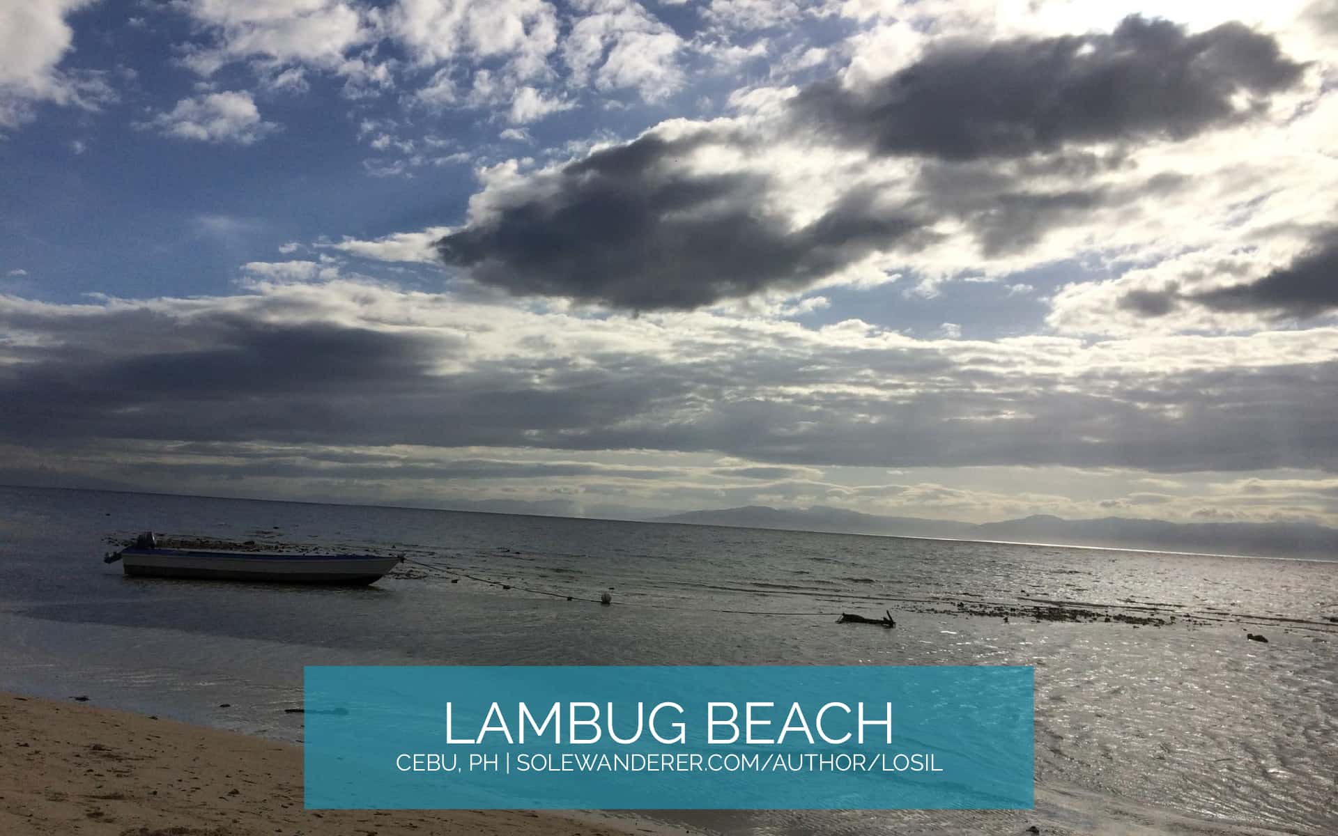Beautiful Sunset, Lambug Beach Cebu - The Sole Wanderer
