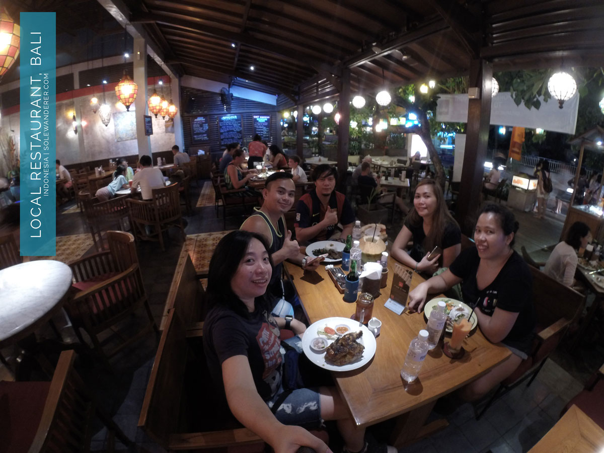 Local Restaurant Kuta Bali - Sole Wanderer