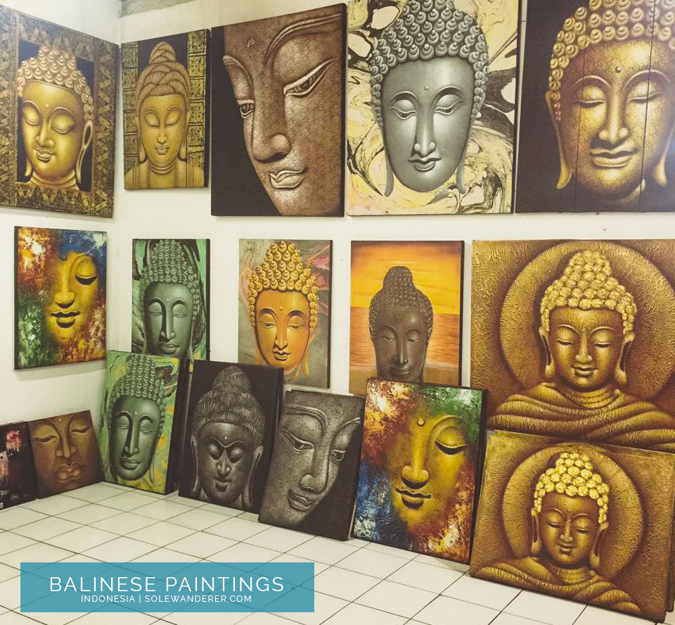 Balinese Canvas Paintings - Sole Wanderer