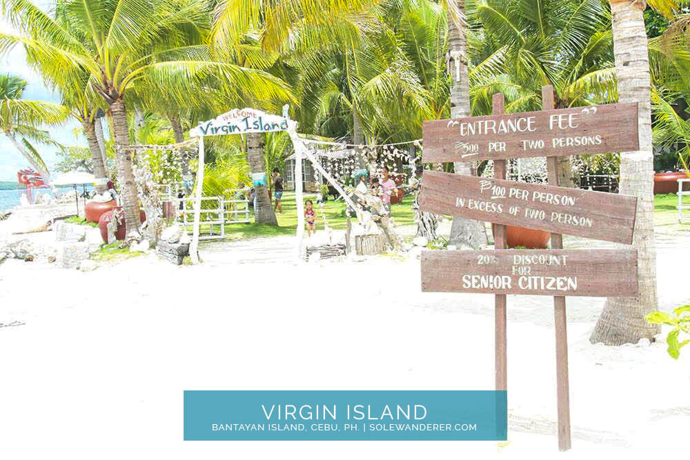 Virgin Island Entrance Bantayan - Sole Wanderer