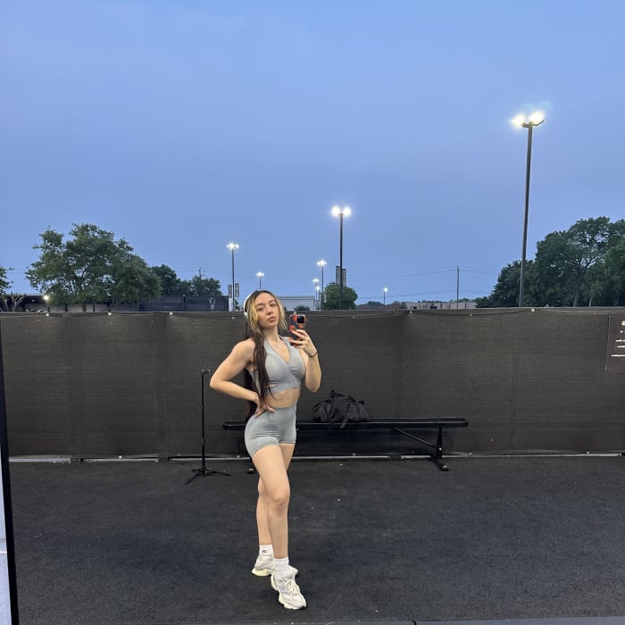 M J • natural bikini bodybuilder • fitness trainer