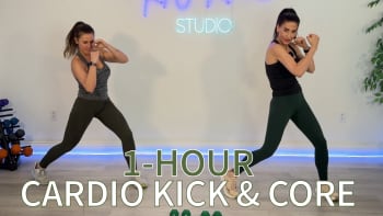 upcoming session: (1/9/25) 45-Minute Cardio Kick & Core