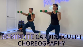 upcoming session: (10/9/25) 30-Minute Cardio Sculpt Choreography