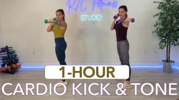 upcoming session: (6/4/26) 1-Hour Cardio Kick & Tone