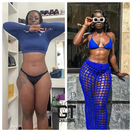 Membership transformation testimonial by Gina's Transformation