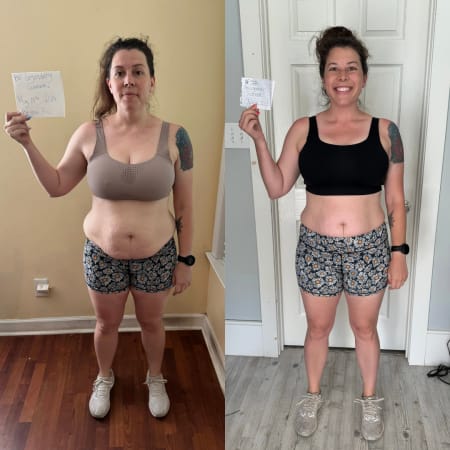 Membership transformation testimonial by Kourtney