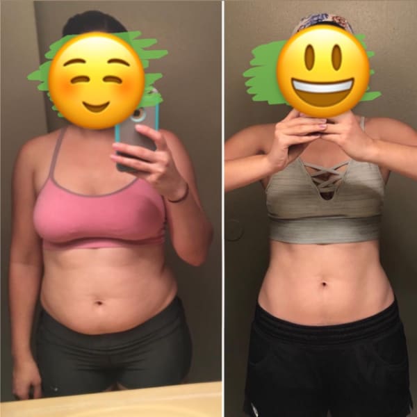 program transformation testimonial image from 6 Week Transformation