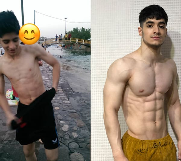 program transformation testimonial image from 2 years transformation