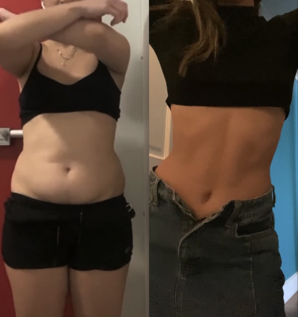 program transformation testimonial image from Fitzye's 6-Months Transformation