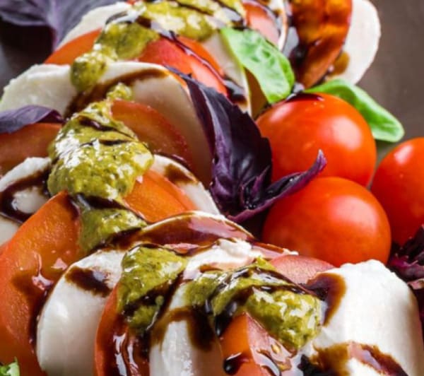 program transformation testimonial image from Caprese Salad With Grilled Chicken