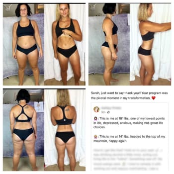 program transformation testimonial image from Ashley P. 
