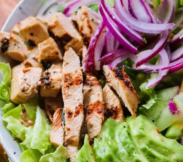 program transformation testimonial image from Grilled Chicken Salad