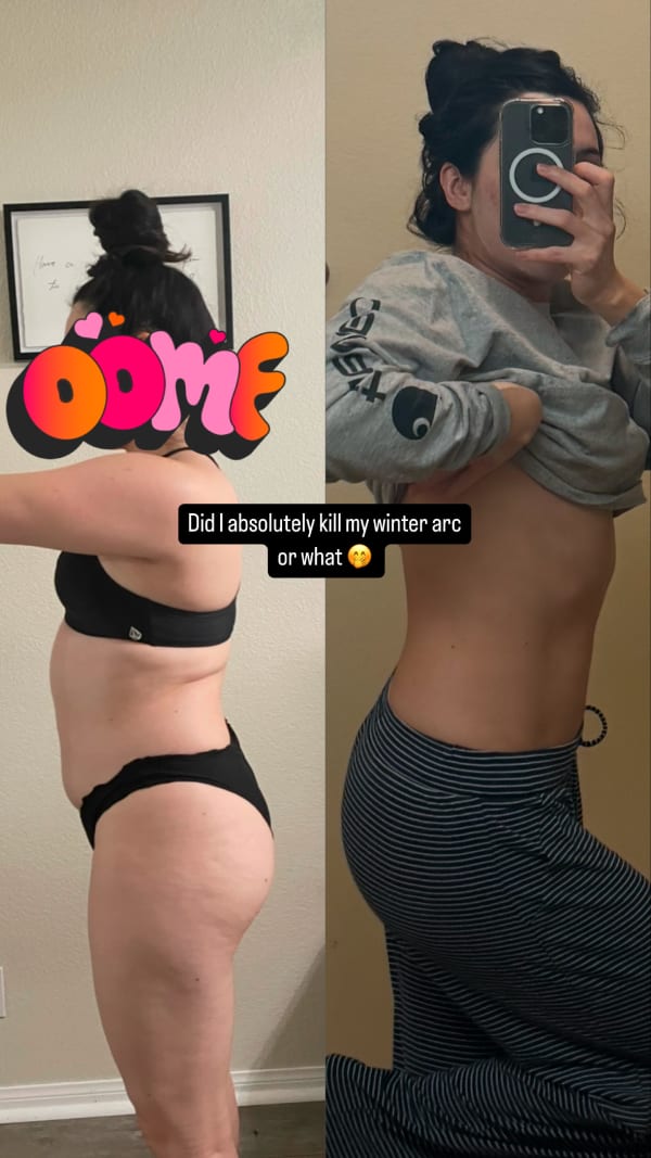 program transformation testimonial image from Shifted Mindset = Longterm Progress