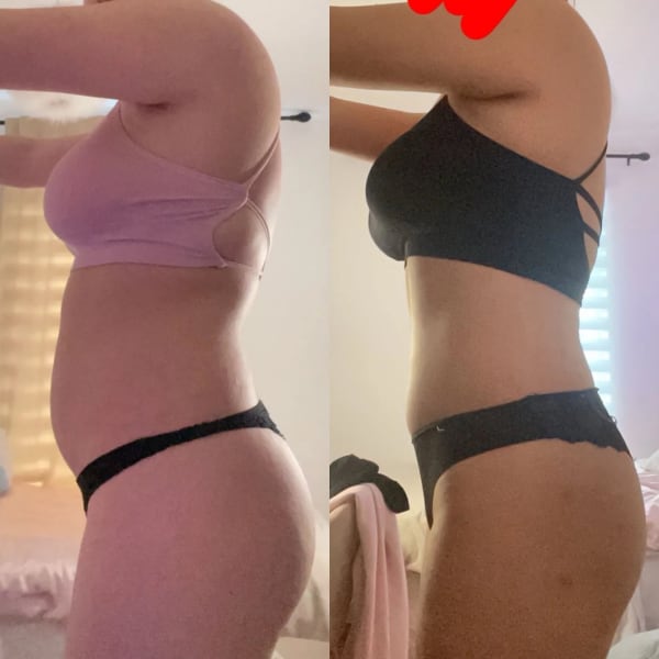 program transformation testimonial image from My programs help with bloating too!