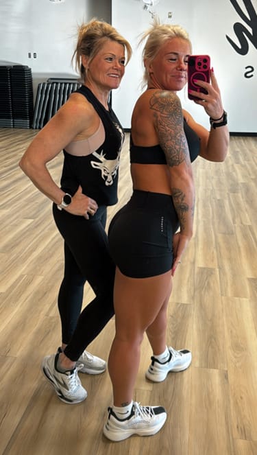 Ashley and Darla Beito