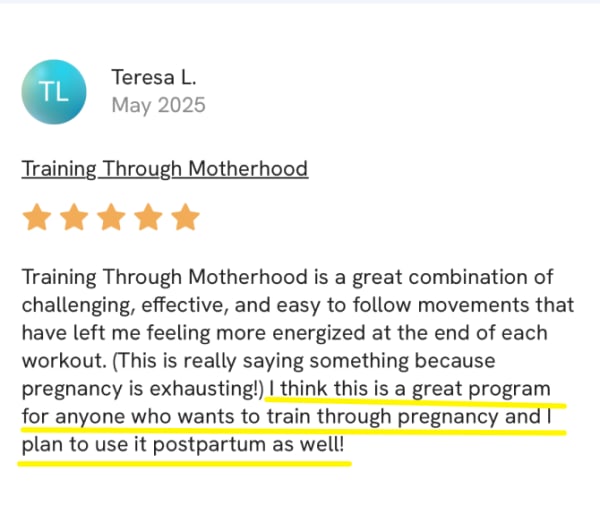 program transformation testimonial image from Teresa L.