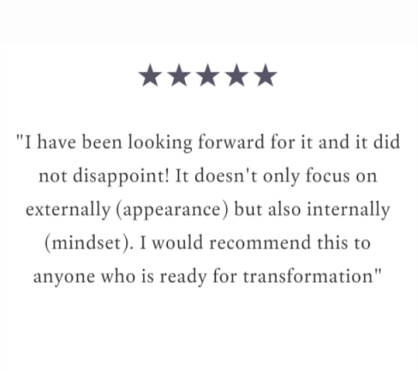 program transformation testimonial image from Victoria