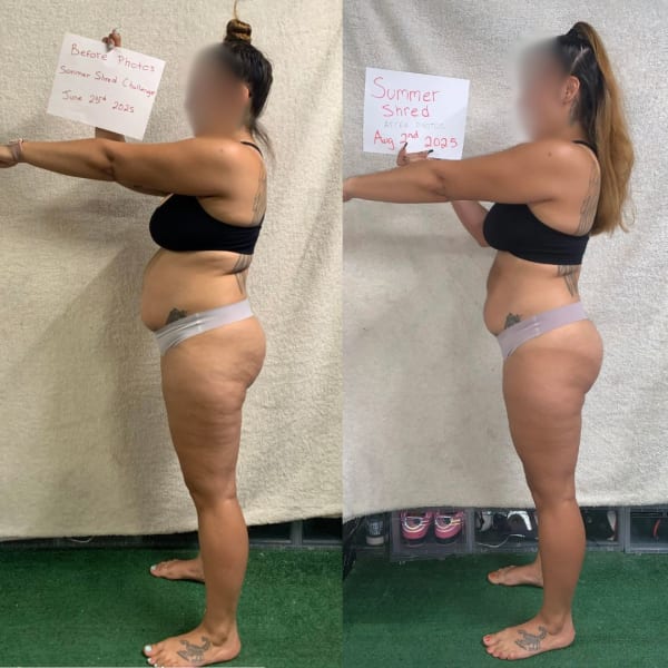 program transformation testimonial image from Summer Shred - 3rd Place