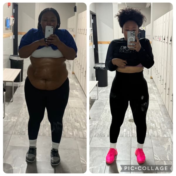 program transformation testimonial image from Coach Bee