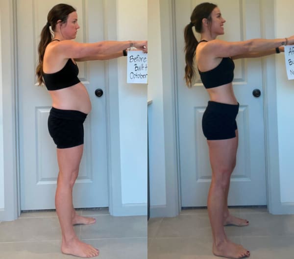 program transformation testimonial image from Jessica - Built to Win 6-Week Challenge