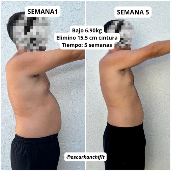 program transformation testimonial image from Transformación en 6 semanas