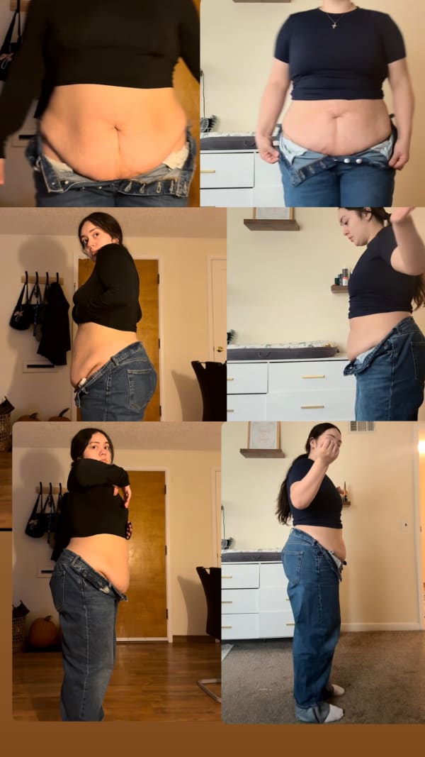 program transformation testimonial image from Apron belly transformation