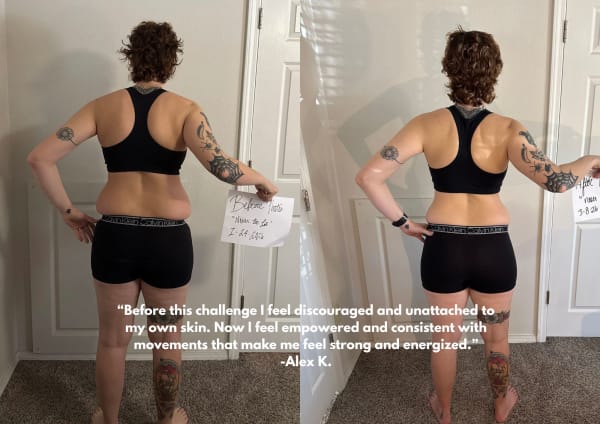 program transformation testimonial image from Alex K.
