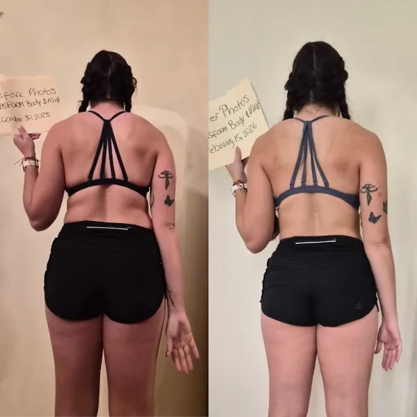 program transformation testimonial image from Grizzo's 6week Challenge Member