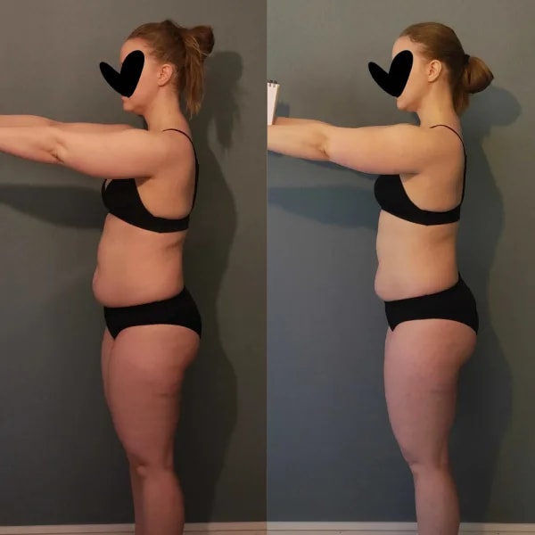 program transformation testimonial image from Grizzo's 6week Challenge Member