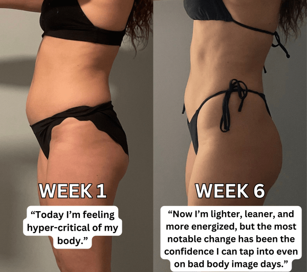 program transformation testimonial image from Alyssa