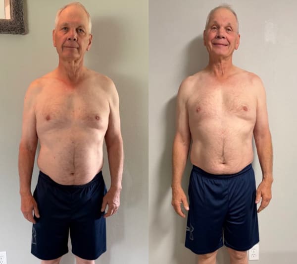 program transformation testimonial image from Bardell (Down 9lbs -6 Week Challenge)