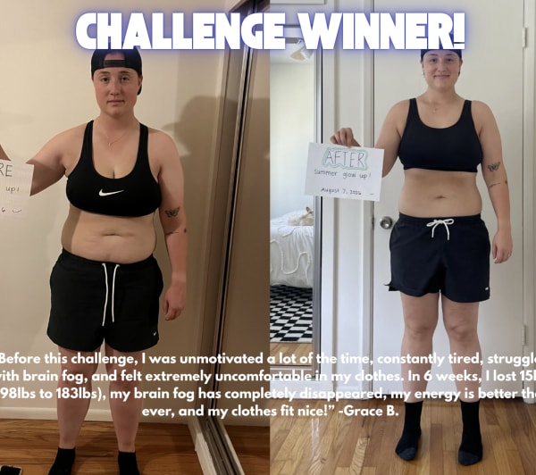program transformation testimonial image from Grace B.