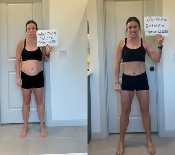 program transformation testimonial image from Jessica - Built to Win