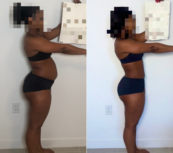program transformation testimonial image from 6- Week Transformation