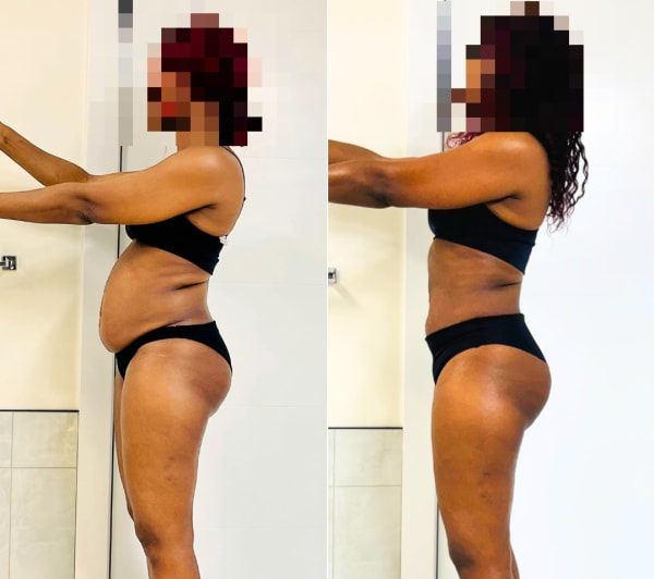 program transformation testimonial image from 6- Week Transformation