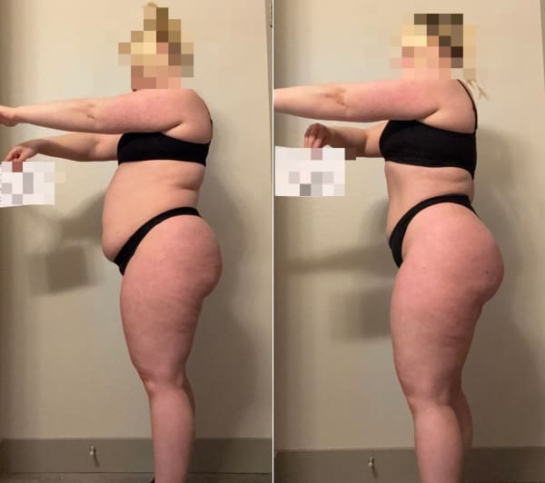 program transformation testimonial image from 6- Week Transformation