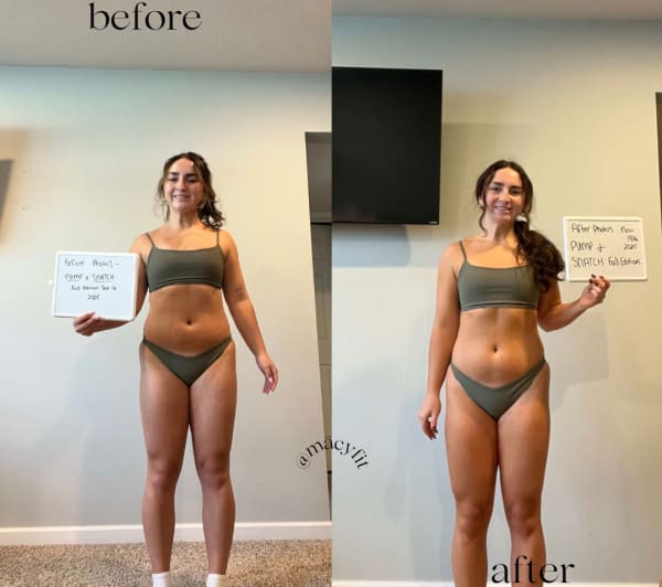 program transformation testimonial image from Bella