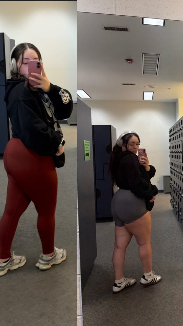 program transformation testimonial image from Lower body transformation