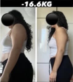 program transformation testimonial image from Healthify by Nina Client