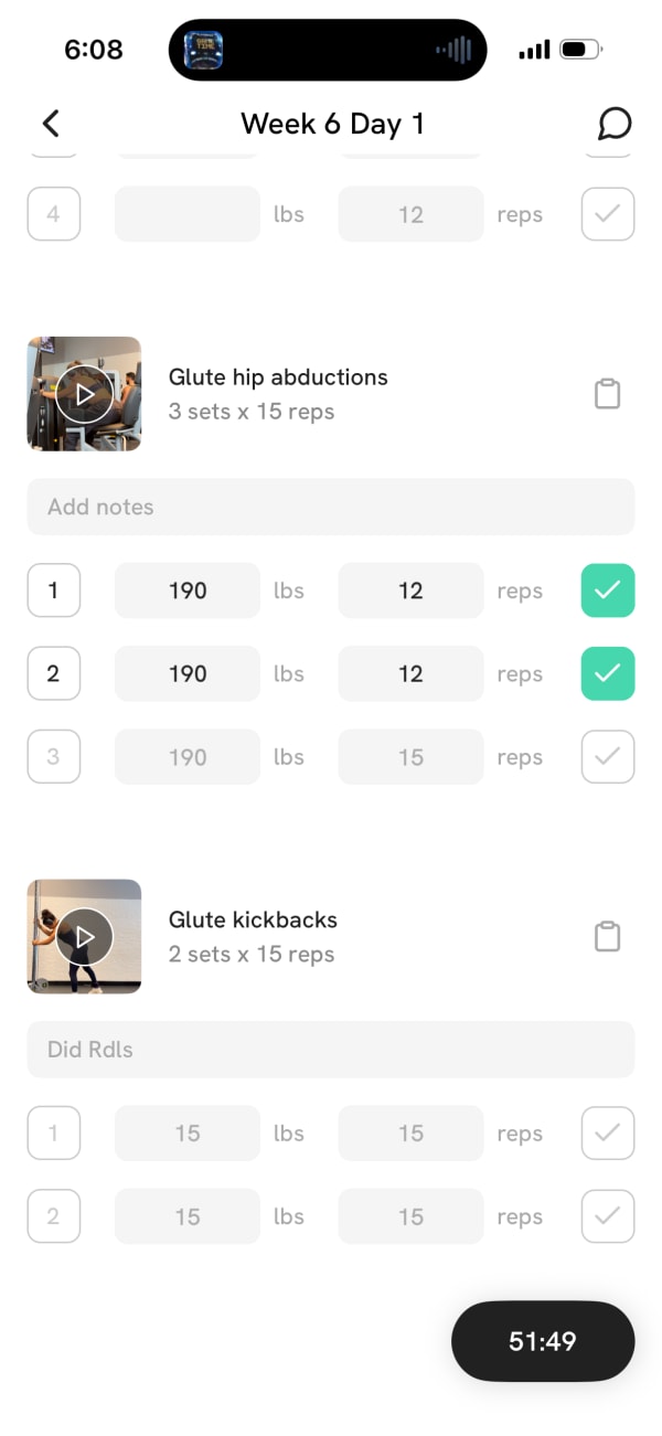 Jennifer's review of WORKOUT WITH GINA's membership