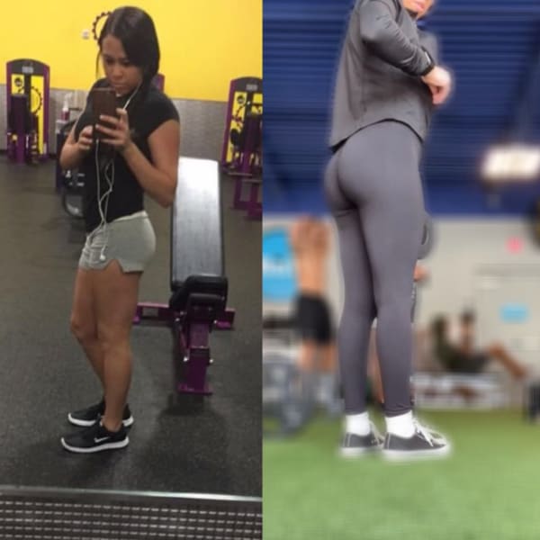 program transformation testimonial image from Glute Growth