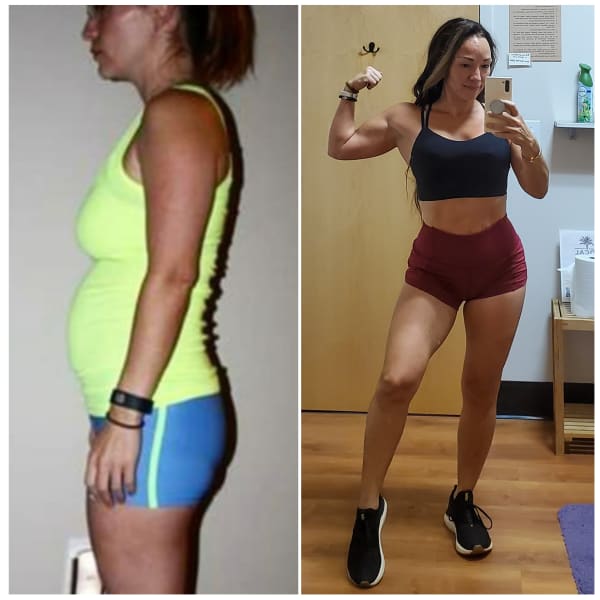 program transformation testimonial image from Tammy's Transformation