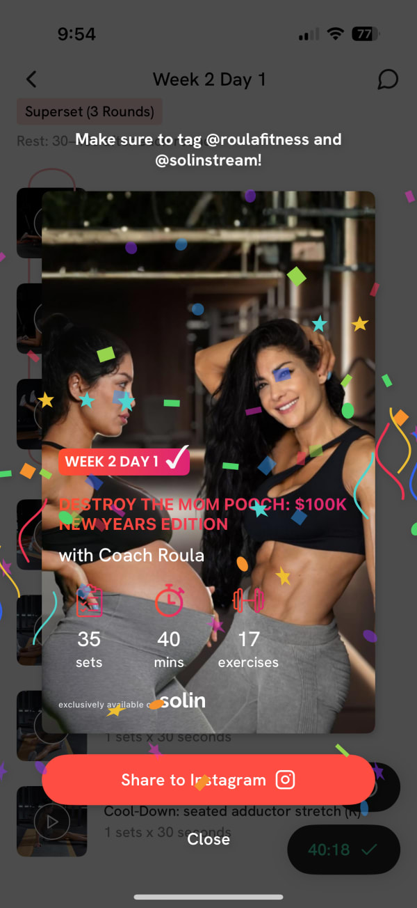Shamini's review of Coach Roula's membership